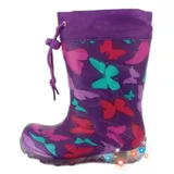 Beck Blinkender Regenstiefel 
Butterfly mit Warmfutter Gummistiefel (für warme Füße bei Nässe und Kälte) wasserdicht, sehr kuscheliges Warmfutter lila 31 EU