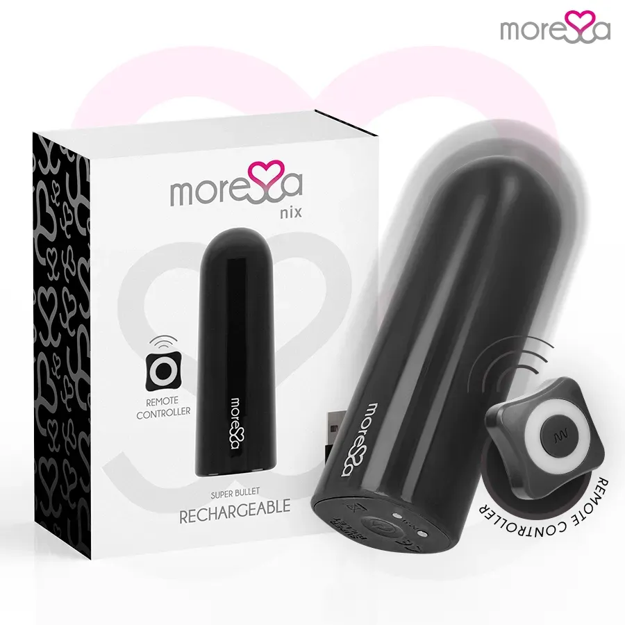 MORESSA - Nix Vibrator Fernbedienung Schwarz diskret