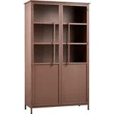 Woood Vitrine Exhibit 99 x 44 x 170 cm Braun