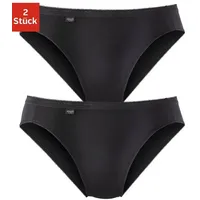 sloggi Jazz-Pants Slips »Basic+ Tai 2P«, (2er Pack), mit elastischer Mäusezähnchenkante sloggi schwarz