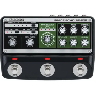 Boss RE-202 Space Echo Effektgerät mit Klinkenkabel, Effektgerät