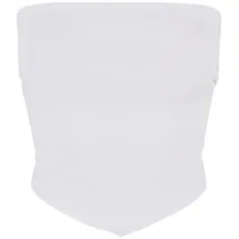URBAN CLASSICS Knotted Bandeau Weiß XL