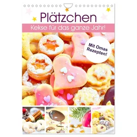 Calvendo Plätzchen. Kekse für das ganze Jahr! (Wandkalender 2026 DIN A4 hoch), CALVENDO Monatskalender: