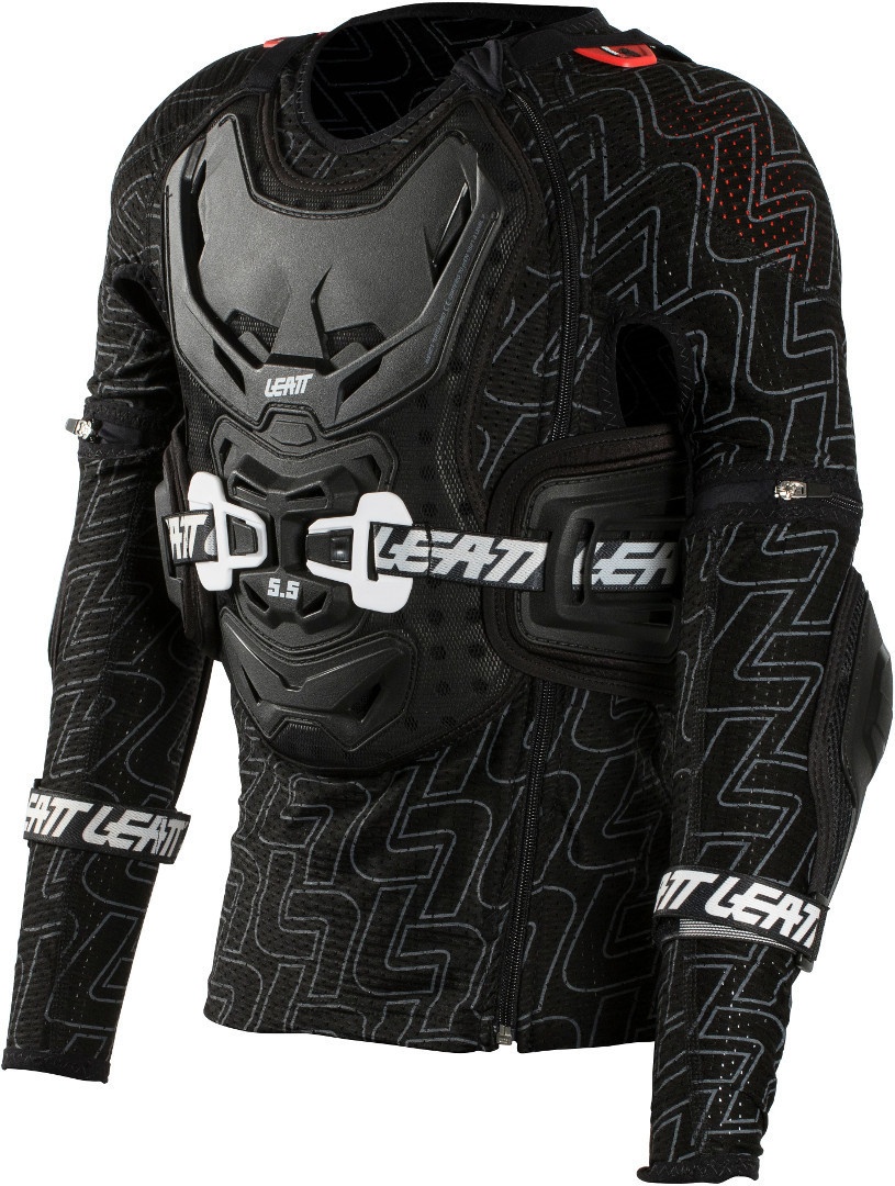 Leatt Body Protector 5.5 Kids Motorcross Protector Shirt, zwart, L XL Voorkinderen