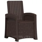 vidaXL Liegesessel Garten 0 x 0 x 0 cm Braun