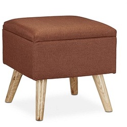 relaxdays Hocker mit Stauraum 10029605_93 braun