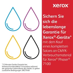 Xerox Phaser 7100 Tonermodul Magenta (9000 Seiten) - 106R02603