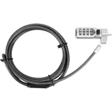 Targus DEFCON Compact Combo Lock, Notebook Security, Schwarz