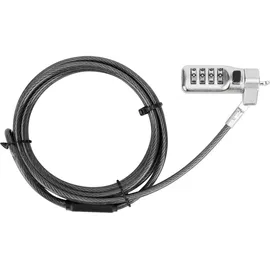 Targus DEFCON Compact Combo Lock, Notebook Security, Schwarz