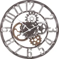 Nedis Wanduhr (Durchmesser: 60 cm Grau)