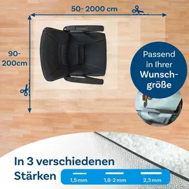Böttcher-AG Bodenschutzmatte 114 x 150 cm Transparent