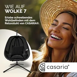 CASARIA Hängesessel XXL Grau