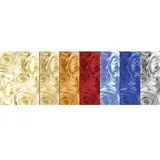 Transparentpapier Rolle 115g/qm 50x61cm Rosen 8 Motive sortiert VE=25 Stück
