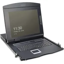 Logilink LC702GE - 19" KVM Konsole, 17" TFT mit Tastatur DE