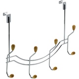 HETTICH Türgarderobe 4 Haken 37,0 x 37,0 x 10,0 cm silber