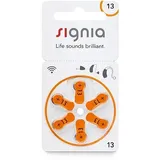 6x Typ 13 PR48 Signia Hörgerätebatterien 1,45 V - Orange