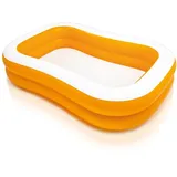 Intex Mandarin Swim Center Family Pool Planschbecken 228,6 x 147,3 x 45,7 cm