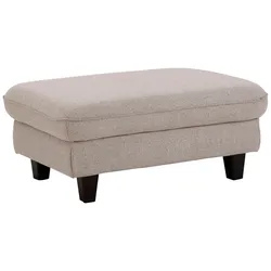 Hocker HOME AFFAIRE "Pilot", beige (sand), B:101cm H:46cm T:65cm, 100% Polyester, Feinstruktur: 75000 Scheuertouren, Struktur 35000 Scheuertouren, Microfaser 40000 Scheuertouren, Hocker