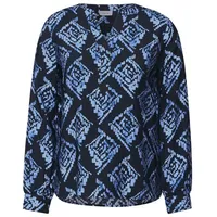 Cecil Langarmbluse, mit grafischem Muster Cecil universal blue