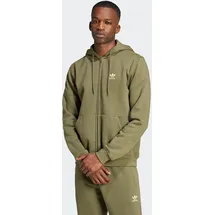 Adidas Trefoil Essentials Reißverschlusspullover Olive Strata S