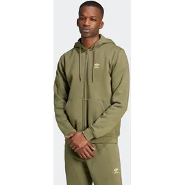 Adidas Trefoil Essentials Reißverschlusspullover Olive Strata S