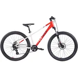 REDLOUD Jugendfahrrad »JA.01«, 8 Gang, Shimano, Altus Schaltwerk, Kettenschaltung, 25657719-37 weiß-rot + schwarz) Kinder