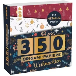 350 Origami-Papiere - Weihnachten