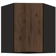 Küchen-Preisbombe Eckhängeschrank 60 x 60 cm Schwarz