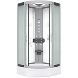 AcquaVapore Duschkabine Dusche D58-50M1-EC 90x90 cm Mit 2k Scheiben Versiegelung