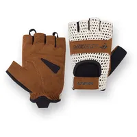 Chiba Retro Handschuhe beige/braun XL