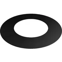 Buderus Wandrosette Stahlblech Ø 150 mm Schwarz