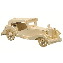 Peter Bausch GmbH & Co. KG PEBARO 865/6 - Holzbausatz Oldtimer VI, 41 Teile, Holzkonstruktion zum Zusammenstecken