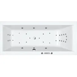 Rechteck Whirlpool Sanibay Nyon, 170x75cm, mit Whirlpoolsystem COMFORT