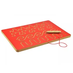 Grafomotorische-Tafel Handmotorik, rot