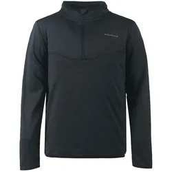 Endurance Herren Ledger Waffle Melange Midlayer schwarz
