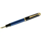 Pelikan Füllhalter Souverän M600 Feder M (mittel), hochwertiger Kolbenfüller im Geschenk-Etui, 995324