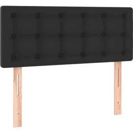vidaXL Boxspringbett 100 x 200 cm Schwarz