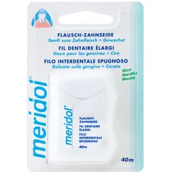 Meridol Flausch Zahnzeide gewachst 40 m Zahnseide
