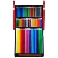 KOH-I-NOOR 3837 POLYCOLOR - Künstlerfarbstifte mit Anspitzer und 2 Graphitstiften im Pappetui - Farben sortiert, 72er-Farbset
