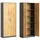 home collective Mehrzweckschrank 74 x 35 x 180 cm Grau/Braun