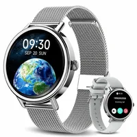 Blackview Smartwatch Damen Frauen mit Telefonfunktion Armbanduhr für iOS Android