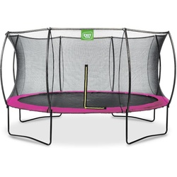 EXIT Trampolin Silhouette Ø 427 cm pink + Netz