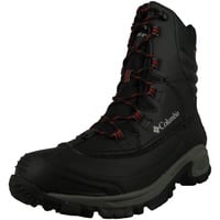 Columbia Bugaboot III WP wasserdichte Schneestiefel für Herren, Schwarz (Black x Bright Red), 43 EU