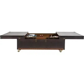 Kare DESIGN Couchtisch Globetrotter 75167 Lederoptik Braun