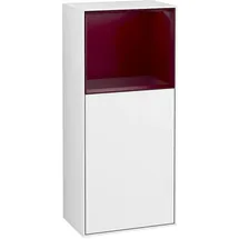 Villeroy & Boch Finion Seitenschrank 41,8 x 93,6 cm Peony/Glossy White Holz
