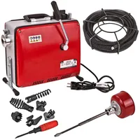 DEMA - Rohrreinigungsgerät Rohrreinigungsmaschine Rohrreiniger Set 390W 400U/min