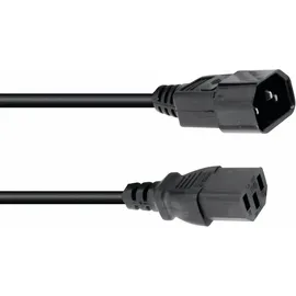 Omnitronic Kaltgeräte Verlängerung 3x0,75 1,5m sw
