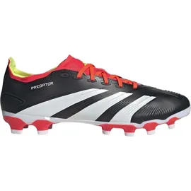 adidas Predator 24 League Low MG Herren Core Black/Cloud White/Solar Red 44