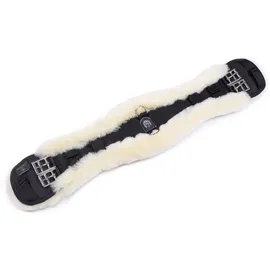 Christ Lammfell Konturgurt Sattelgurt 65 schwarz/anthrazit