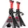 Heyner HEYNER® Unterstellbock 2er Set mit Gummiauflage Hubhöhe 282-430 mm Traglast 2t Stützbock Stützfuß 10-Fach Höhenverstellbar